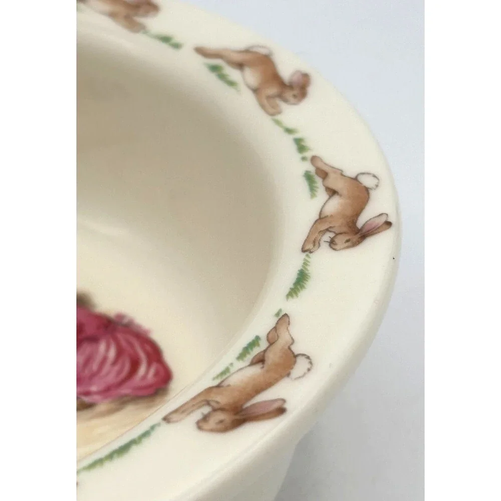 Royal‎ Doulton Bunnykins English Fine Bone China Baby Bowl Classroom Vintage EUC